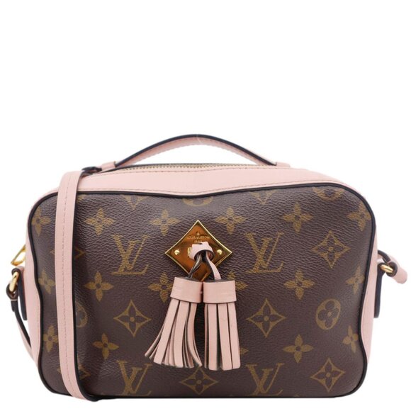 Louis Vuitton  Saintonge Monogram Canvas Crossbody Bag Pink - Picture 1 of 14